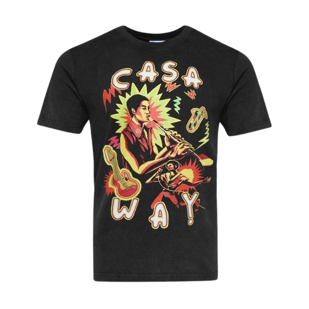 (カサブランカ) Casablanca メンズ Music For The People プリント 半袖 Tシャツ トップス 