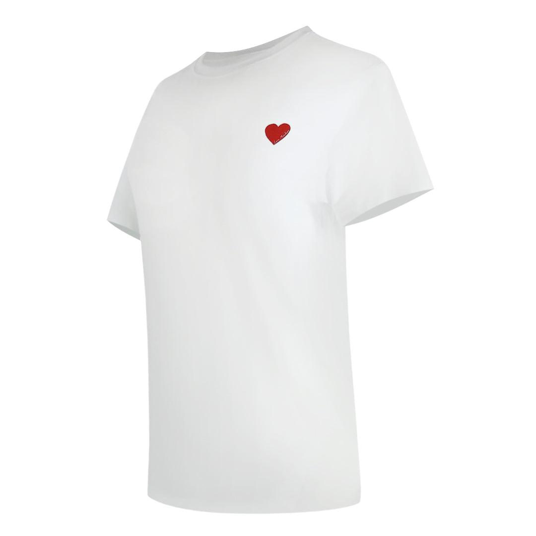 (ラブモスキーノ) Love Moschino ユニセックス ハート ロゴ 半袖 Tシャツ トップス 【海外通販】