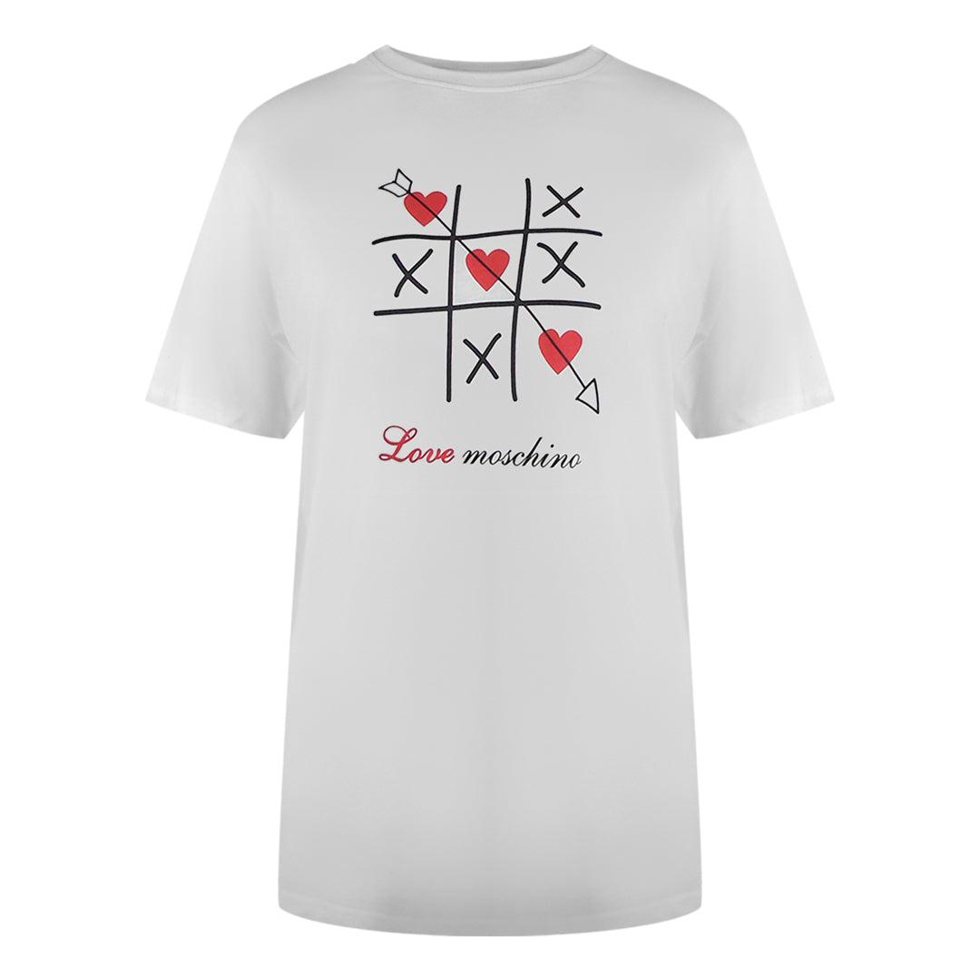 (ラブモスキーノ) Love Moschino ユニセックス Tic-Tac-Toe 半袖 Tシャツ トップス 【海外通販】