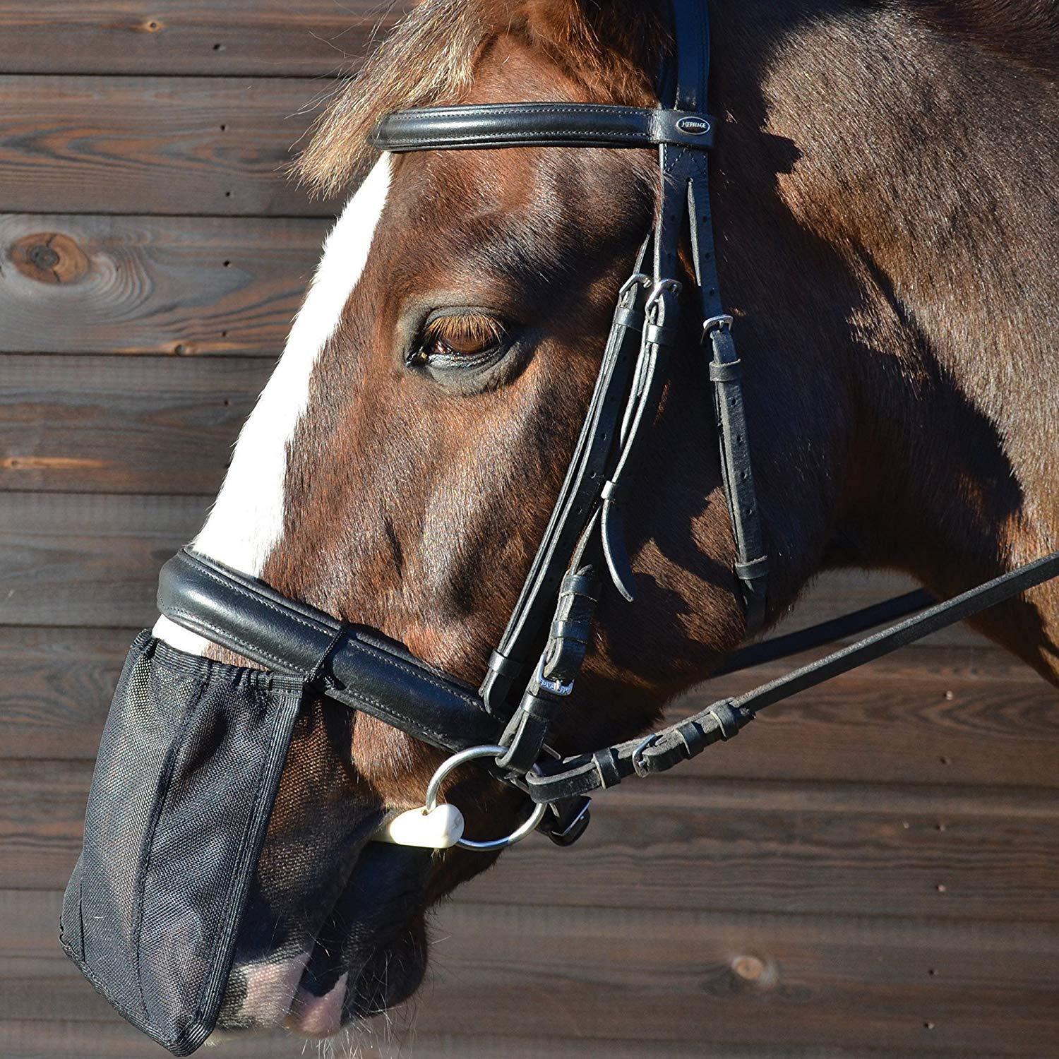 (ハイ) Hy 馬用 ノーズシールド ネット ホコリよけ 花粉 馬着 乗馬 ホースライディ...