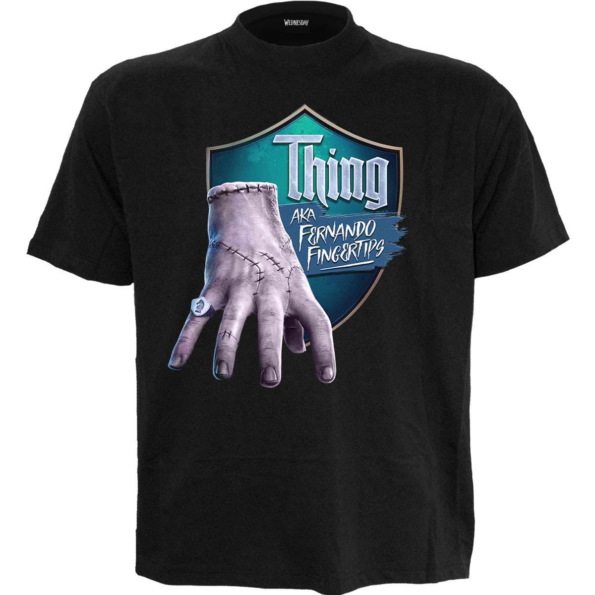(ウェンズデー) Wednesday オフィシャル商品 ユニセックス Fernando Fingertips Tシャツ 半袖 トップス 