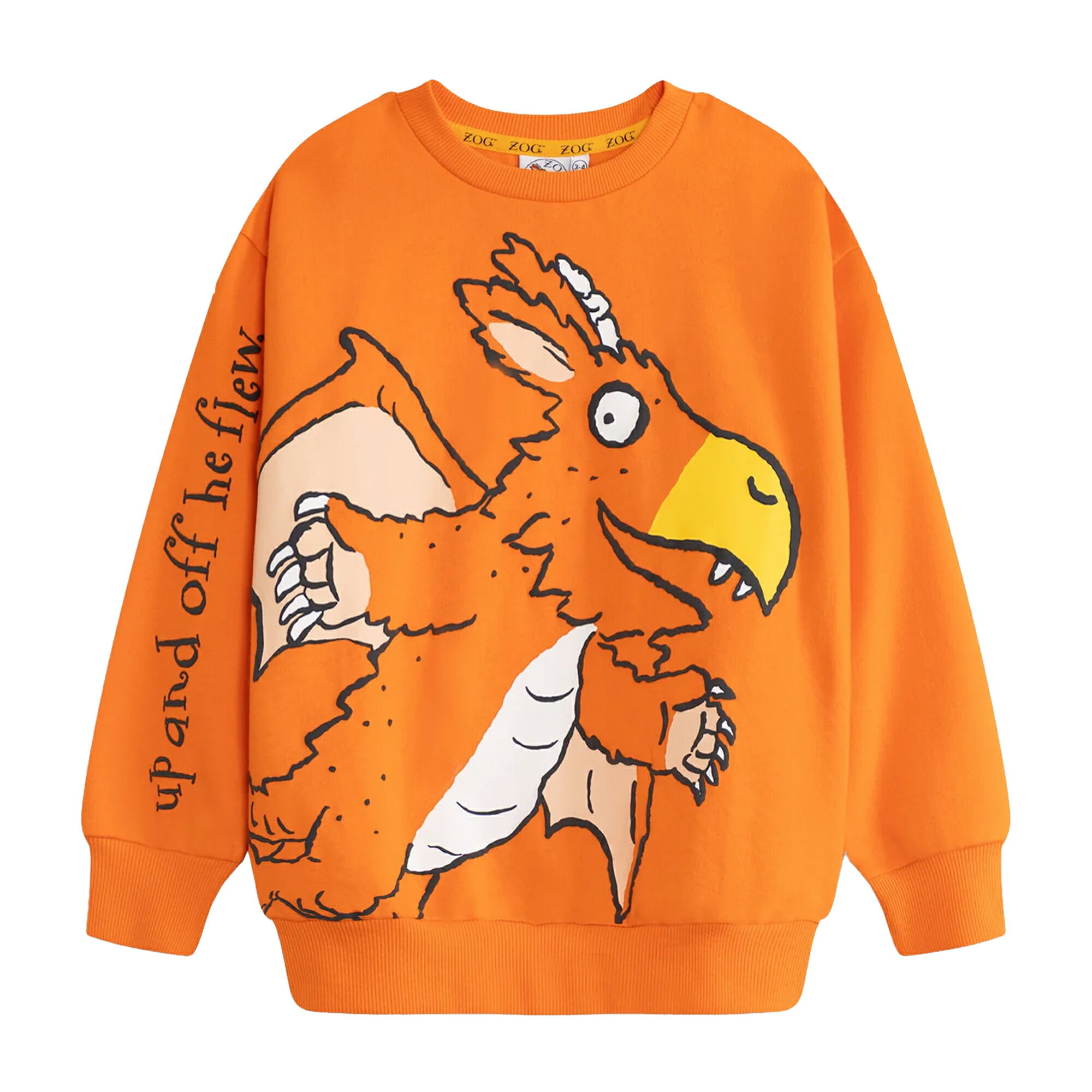 (見習いドラゴン ゾグ) Zog オフィシャル商品 キッズ・子供用 キャラクター 長袖 スウェットシャツ トレーナー 【海外通販】
