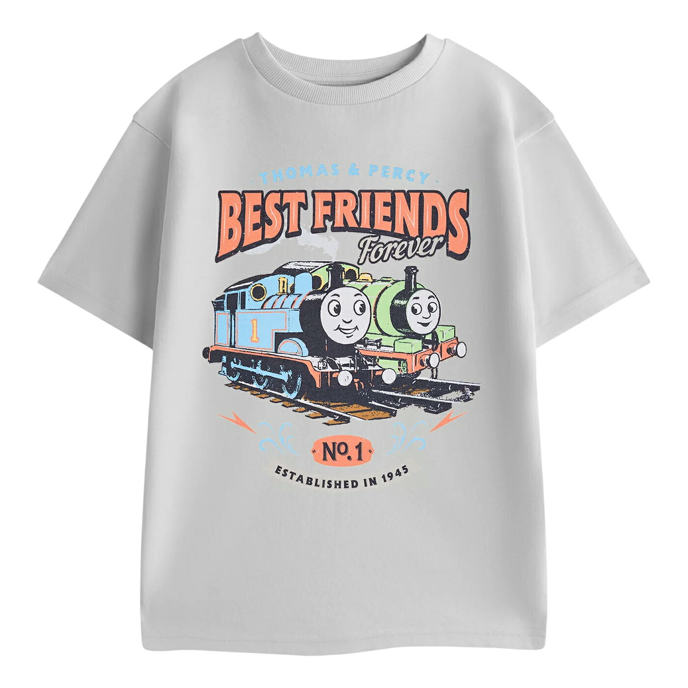 乐天商城 - (きかんしゃトーマス) Thomas And Friends オフィシャル商品 キッズ・子供 Best Friends Forever Tシャツ 半袖 トップス 【海外通販】