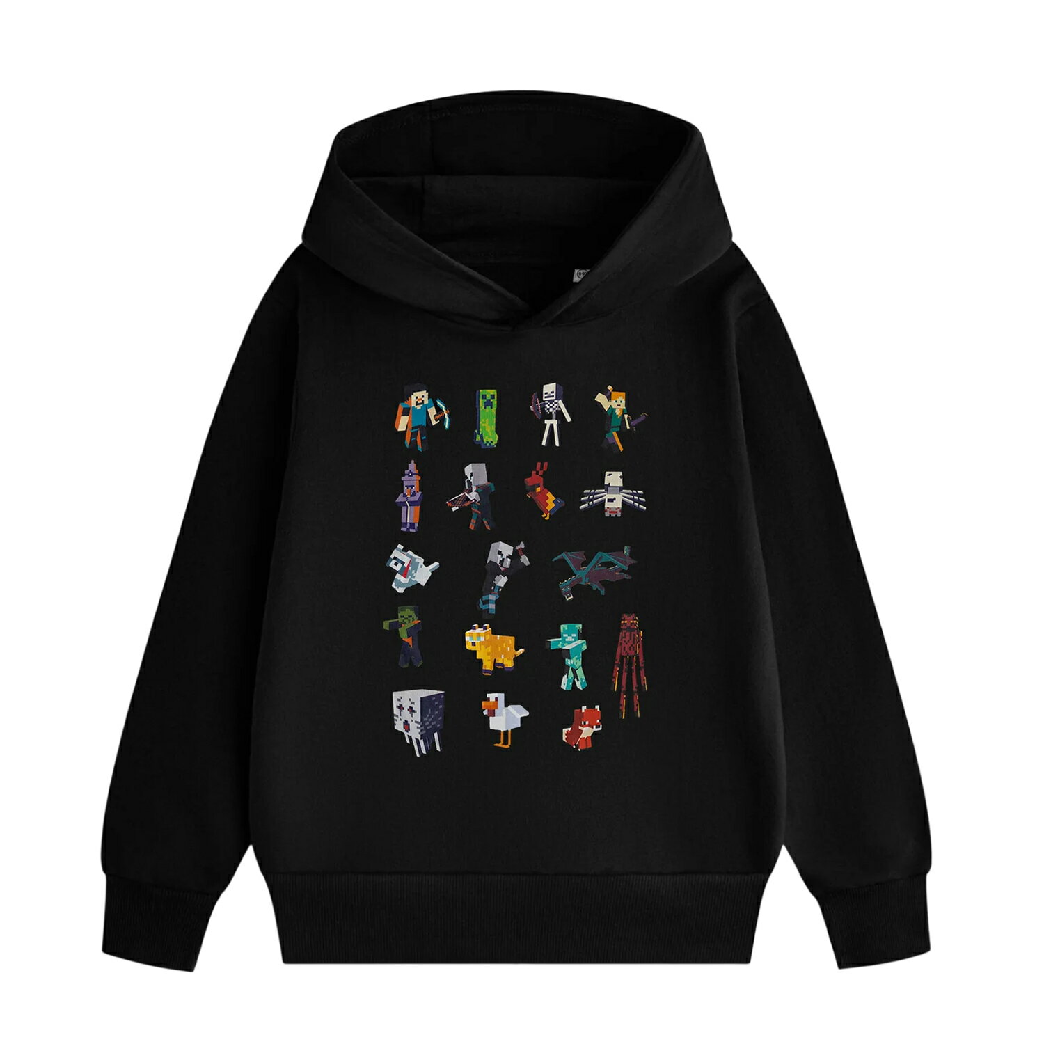 (マインクラフト) Minecraft オフィシャル商品 キッズ・子供用 Sprites パーカー フーディー プルオーバー 
