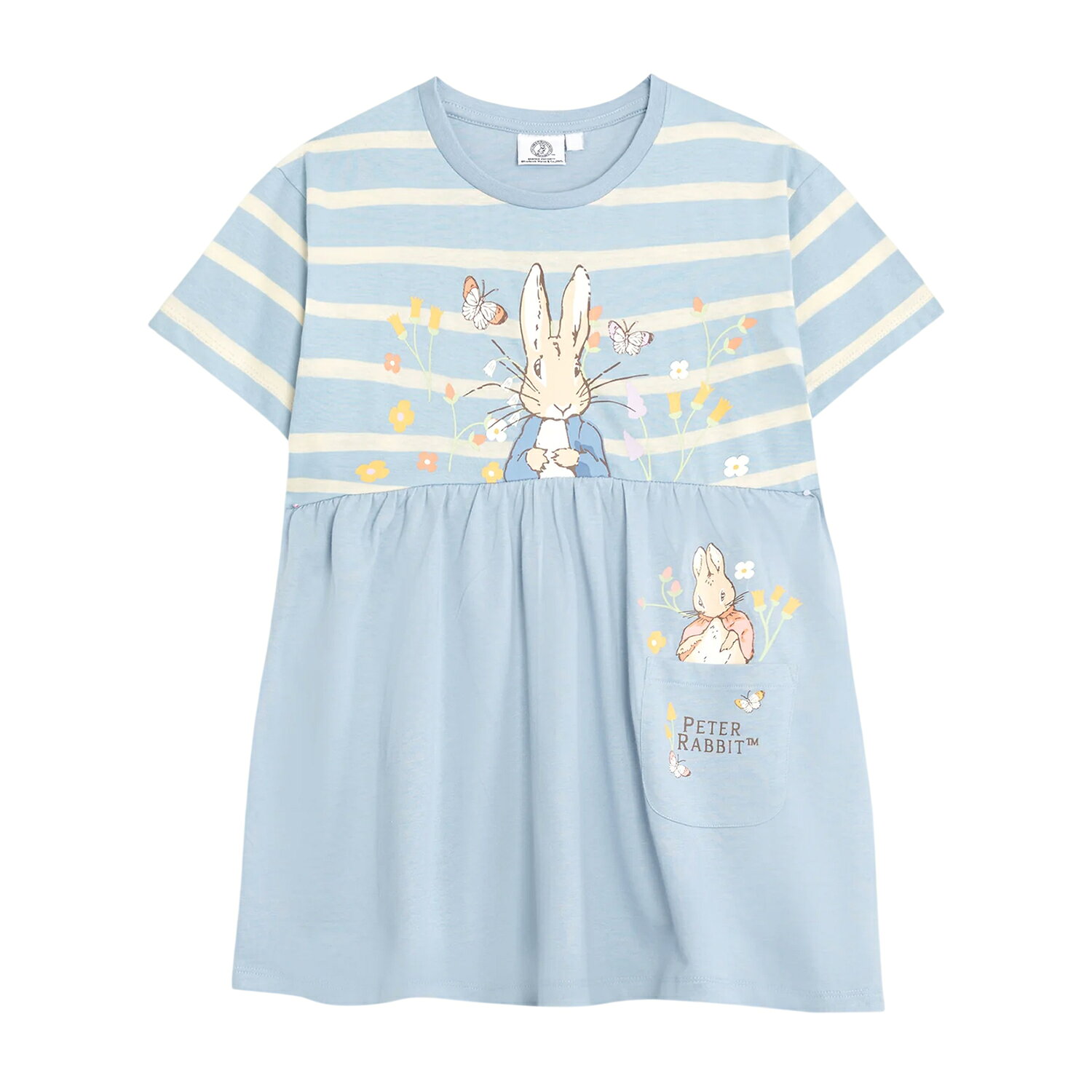 (ピーターラビット) Peter Rabbit オフィシャル商品 キッズ・子供用 半袖 ワンピース 女の子 【海外通販】