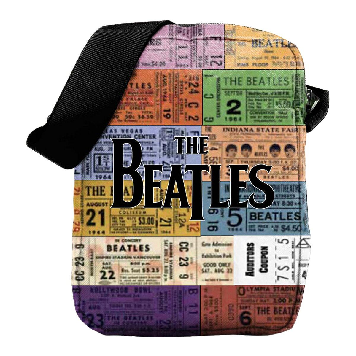 Beatles ビートルズ ウエストバッグ ポーチ グッズ The Beatles x Rocksax Logo Wash Bag - The Beatles Official Store