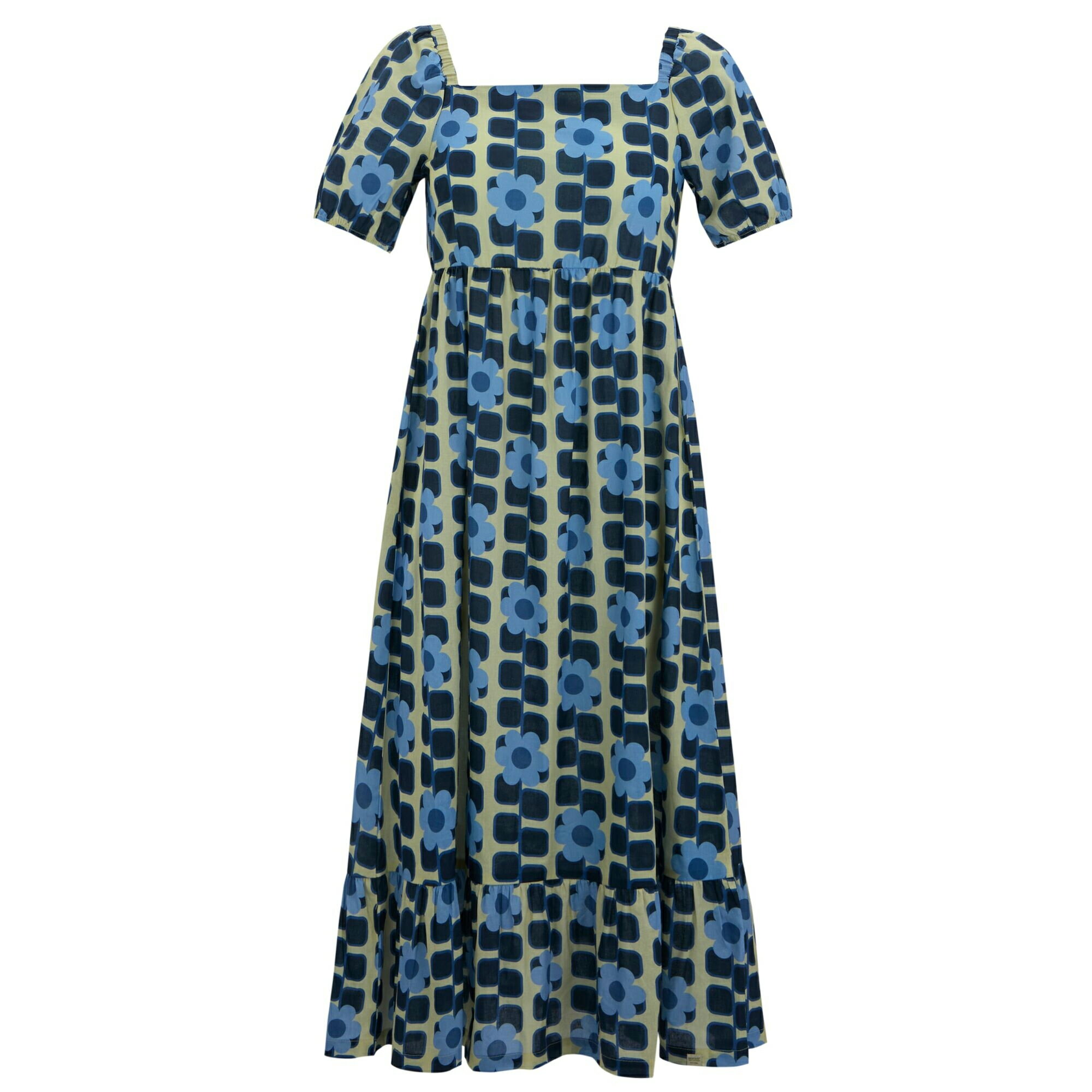 (Regatta) Regatta Women's Orla Kiely Giant Short-Sleeve Floral Print Midi Dress [International Shipping Available]
