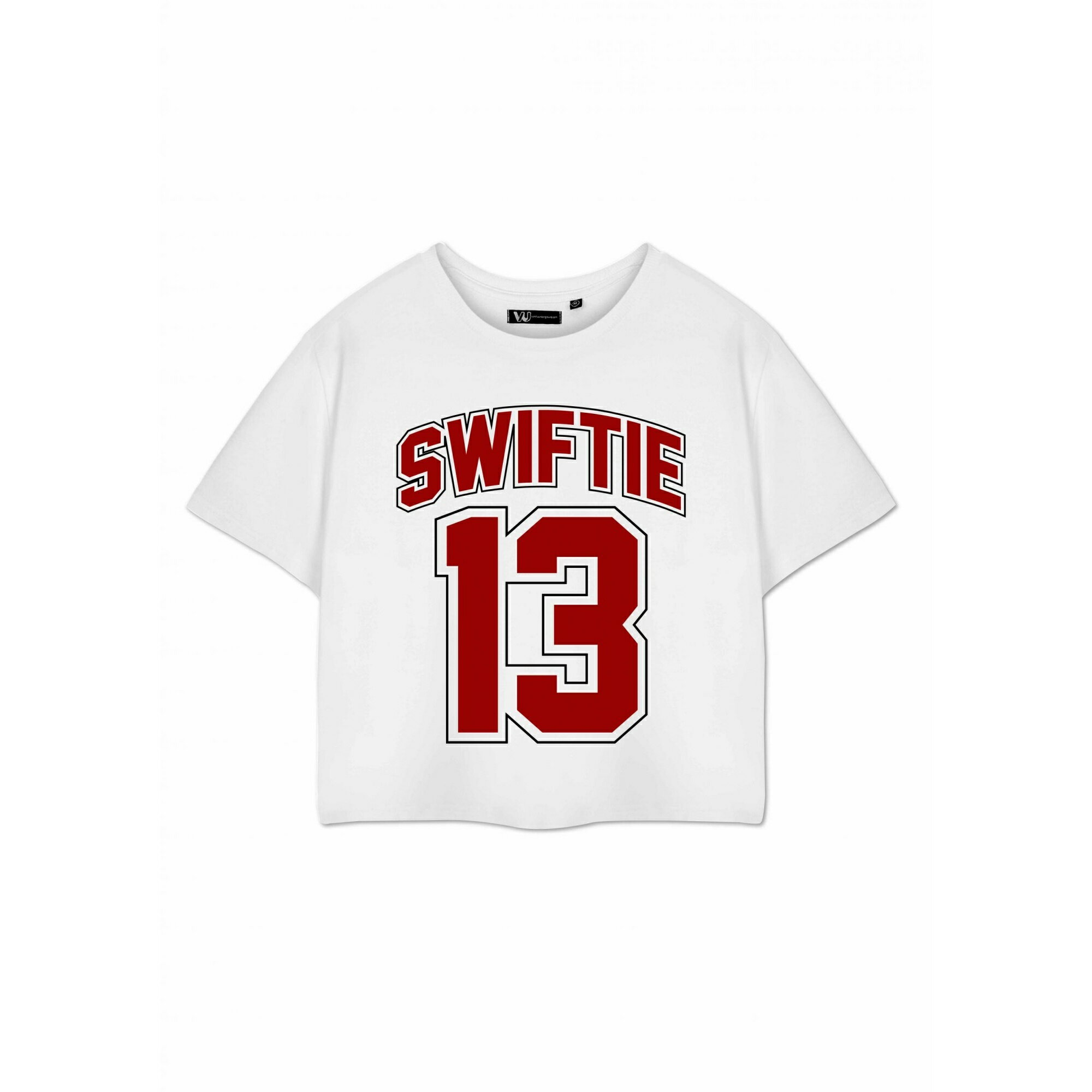 (ショー・ミー・ザ・マーチ) Show Me The Merch レディース Swiftie 13 クロップド丈 Tシャツ クロップドトップ クロップティー 