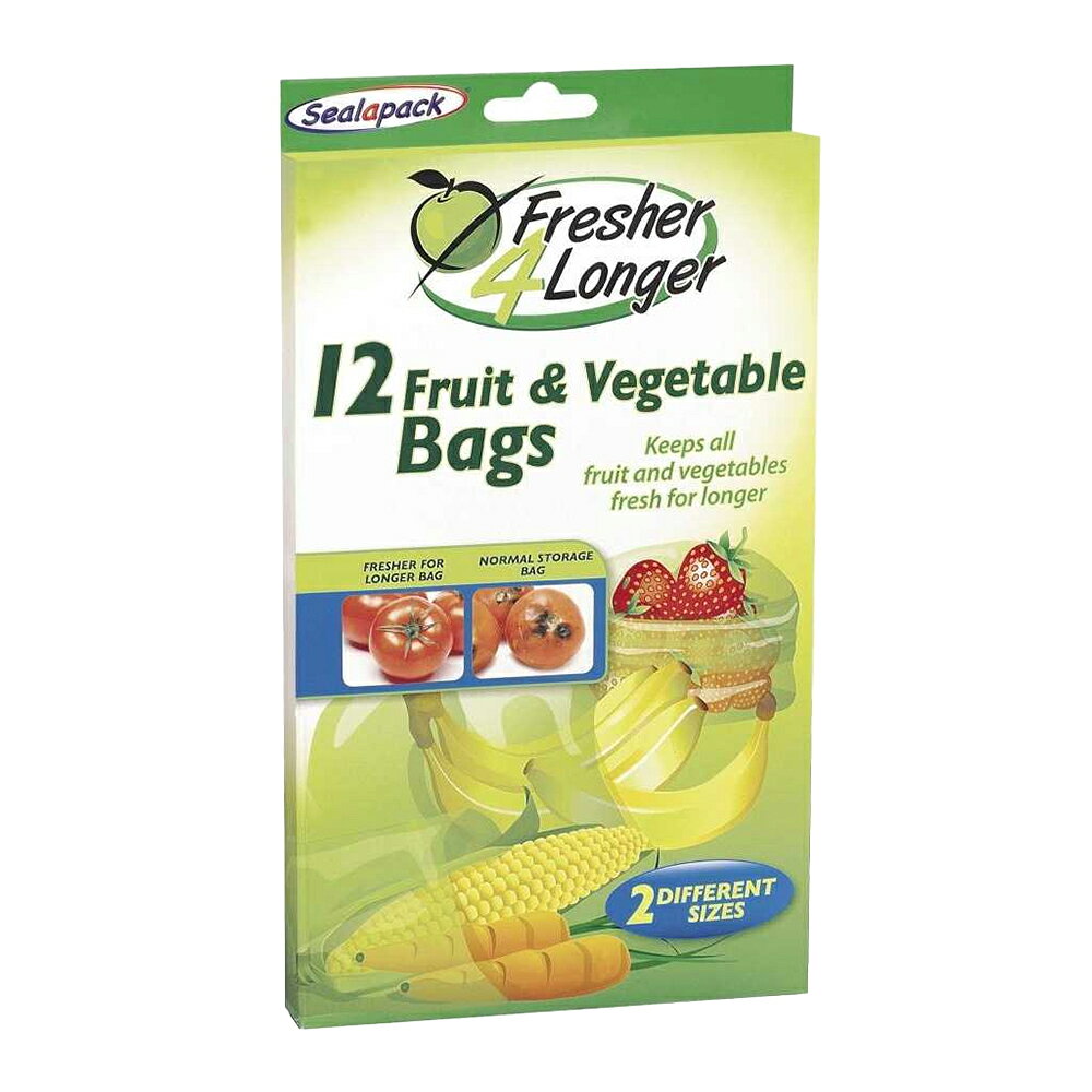 (シーラパック) Sealapack 食品保存袋 野菜保存用 (12枚入) 