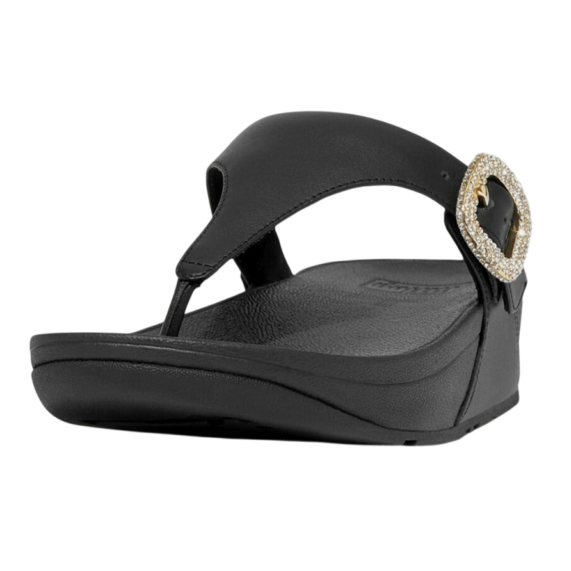 Rakuten - (フィットフロップ ) Fitflop レディース Lulu サンダル ラインストーン バックル レザー 婦人サンダル カジュアルサンダル 【海外通販】