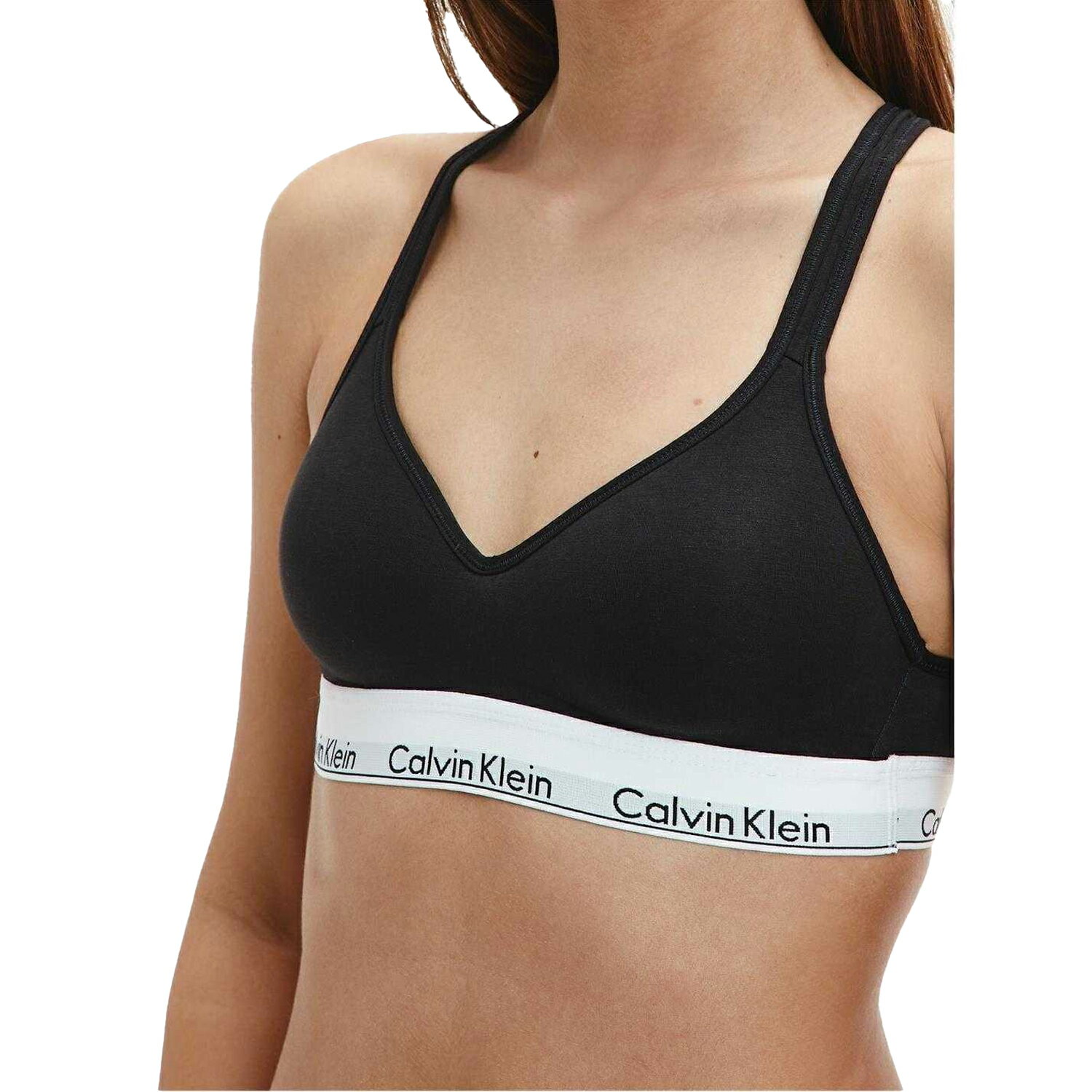 (カルバン・クライン) Calvin Klein レディース Modern コットンブレンド ブラレッ...