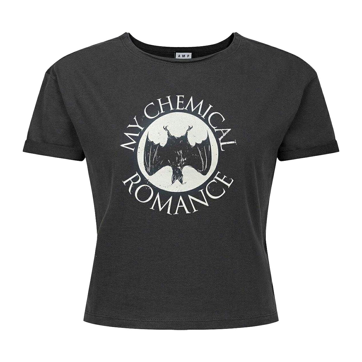 (アンプリファイド) Amplified オフィシャル商品 レディース My Chemical Romance マイ・ケミカル・ロマンス Tシャツ クロップ丈 Bat Tank 半袖 