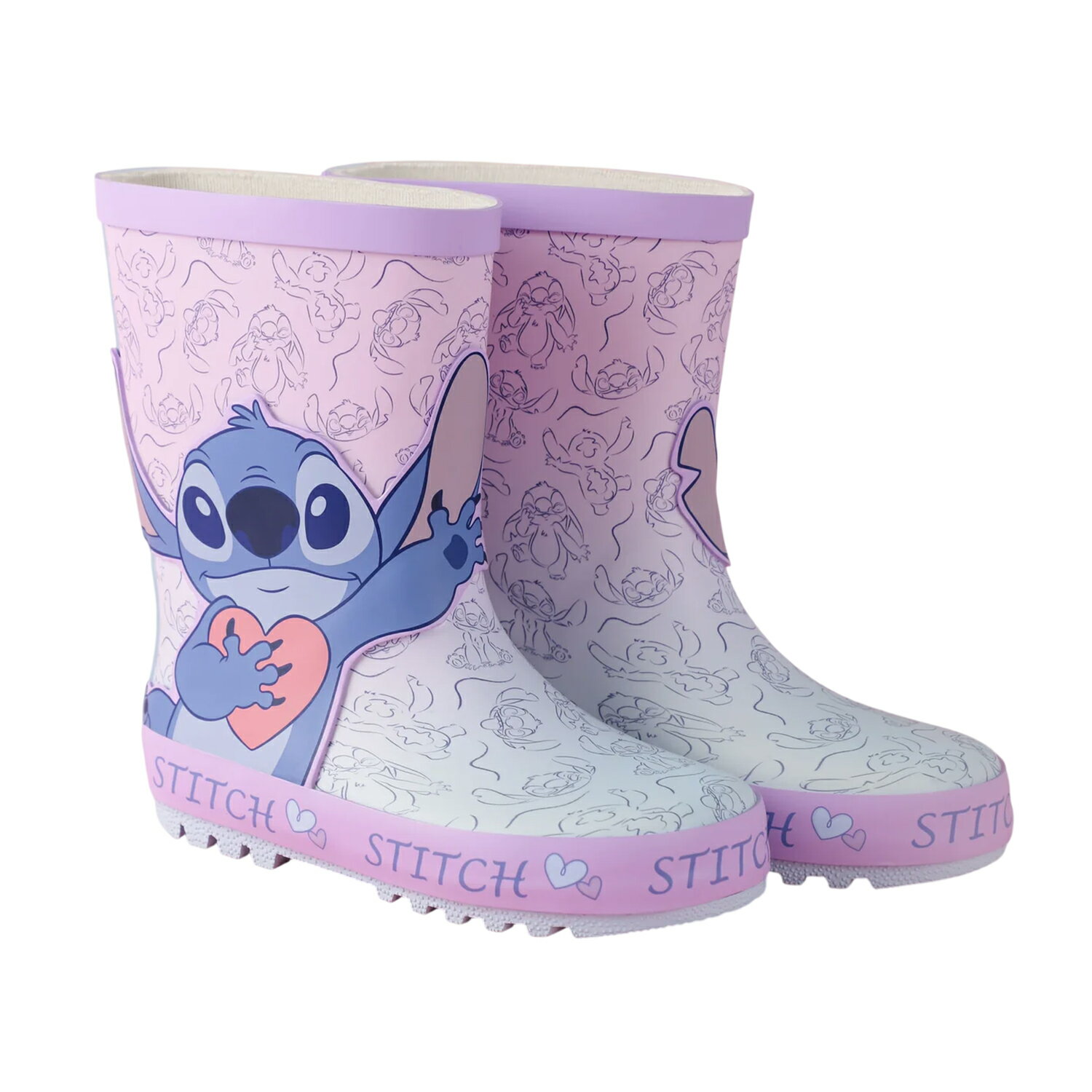 Rakuten - (リロ・アンド・スティッチ ) Lilo & Stitch オフィシャル商品 キッズ・子供 ガールズ 長靴 ラバー 子供靴 レインブーツ ウェリントンブーツ 【海外通販】