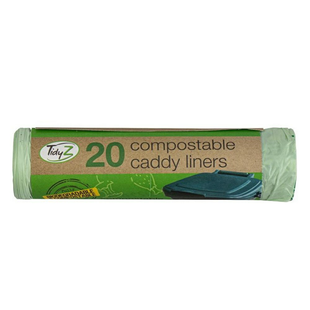 乐天商城 - (タイディーズ) Tidyz 生分解性 ゴミ袋 キッチン 台所用品 (20枚組) 【海外通販】