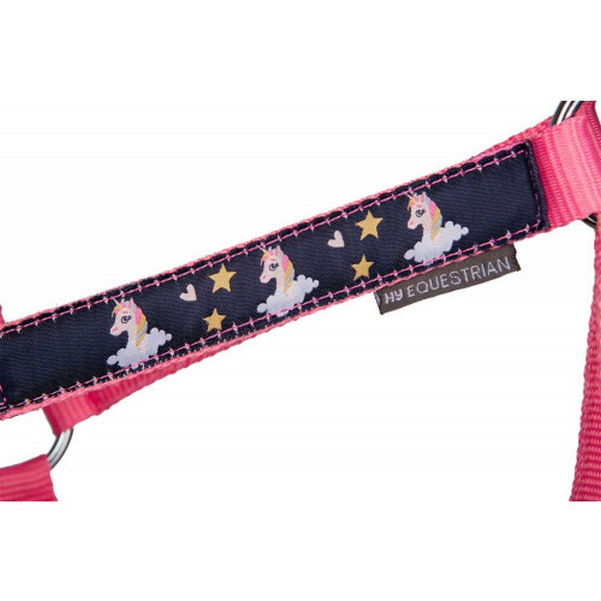 (ハイ) Hy 馬用 Unicorn Magic ヘッドカラー リードロープ付 乗馬 馬具 ホースライ...