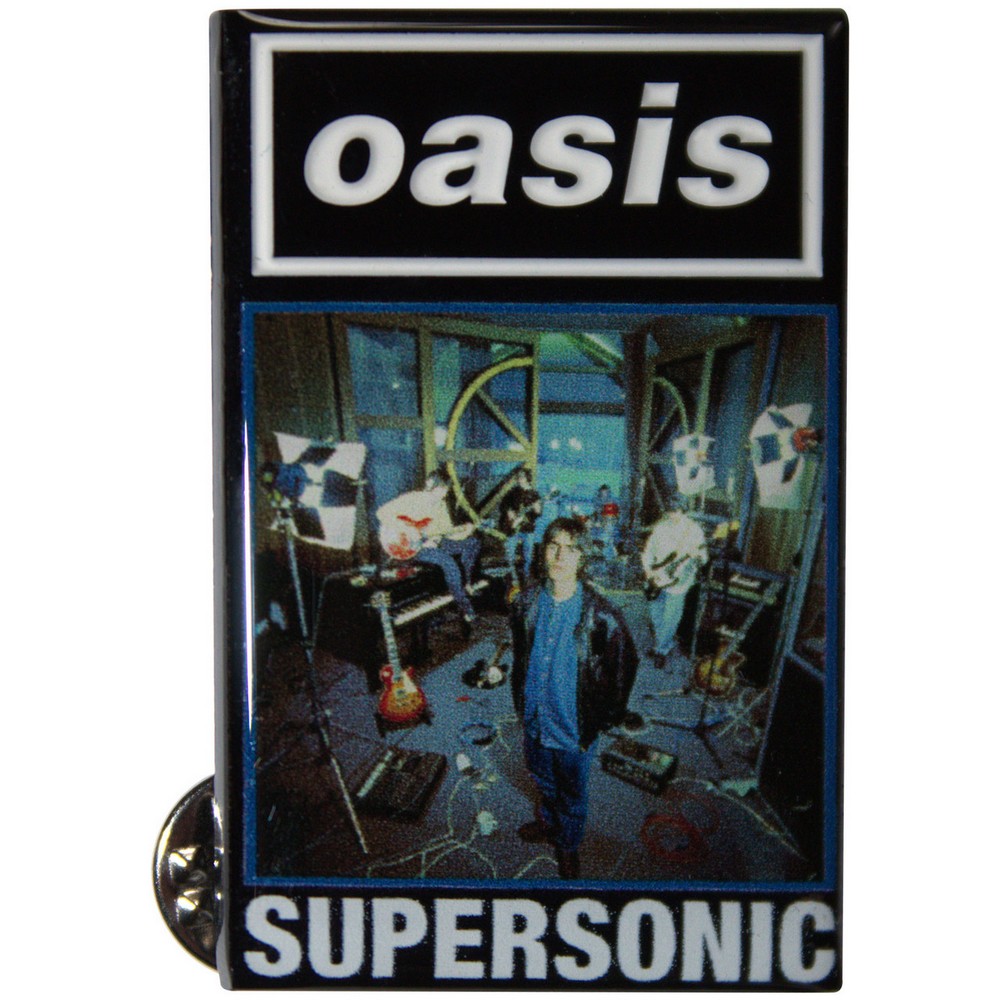 (オアシス) Oasis オフィシャル商品 Supersonic シングル バッジ 【海外通販】