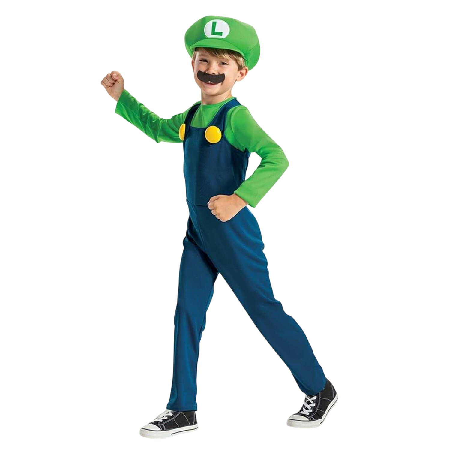 (スーパーマリオ) Super Mario オフィシャル商品 キッズ・子供用 ルイージ ハロウィン  ...