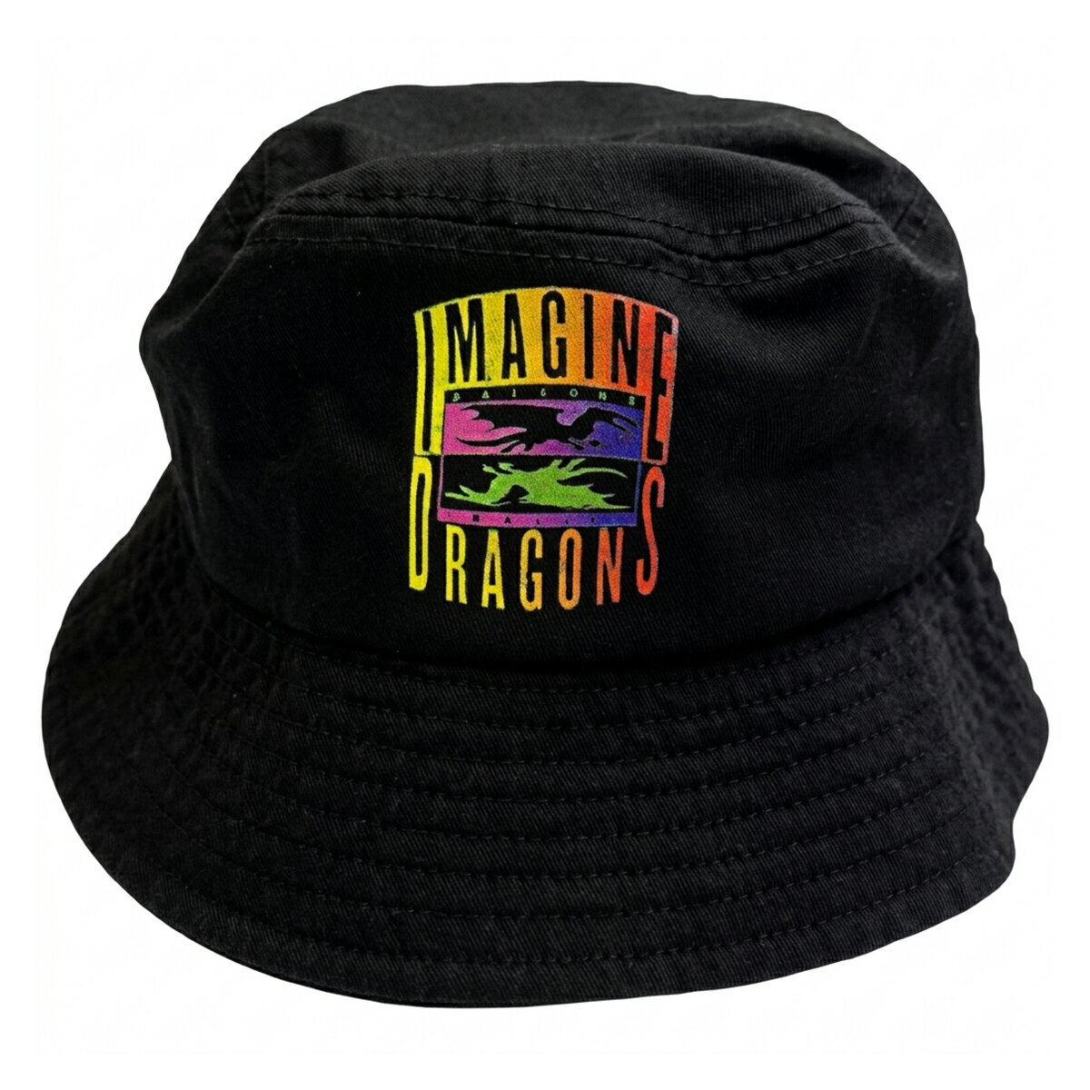 乐天商城 - (イマジン・ドラゴンズ) Imagine Dragons オフィシャル商品 ユニセックス Double Dragons ハット バケットハット 帽子 【海外通販】