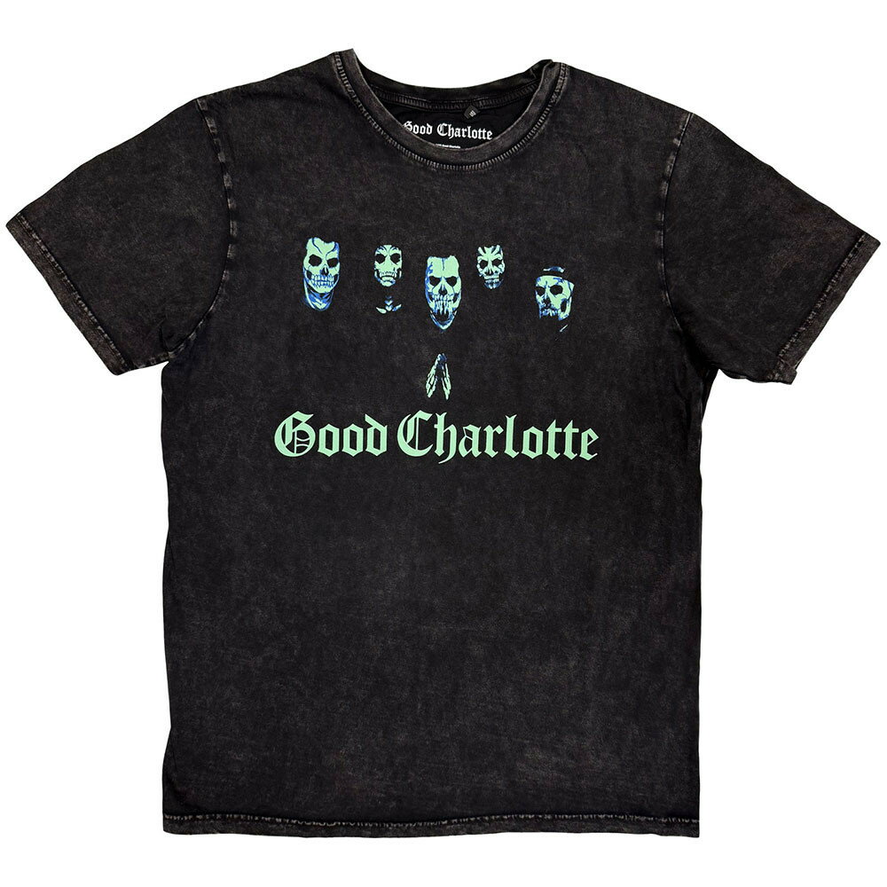 乐天商城 - (グッド・シャーロット) Good Charlotte オフィシャル商品 ユニセックス Generation RX Skulls Tシャツ ストーンウォッシュ 半袖 トップス 【海外通販】