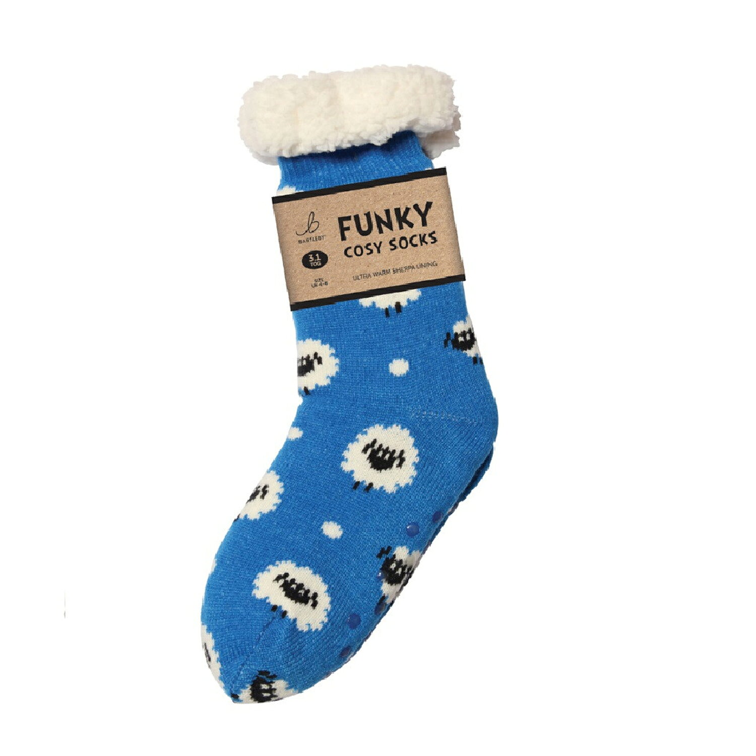 (バートルビー) Bartleby レディース Funky Sheep ソックス シェルパフリース 乗馬 靴下 ホースライディング (1足組) 【海外通販】