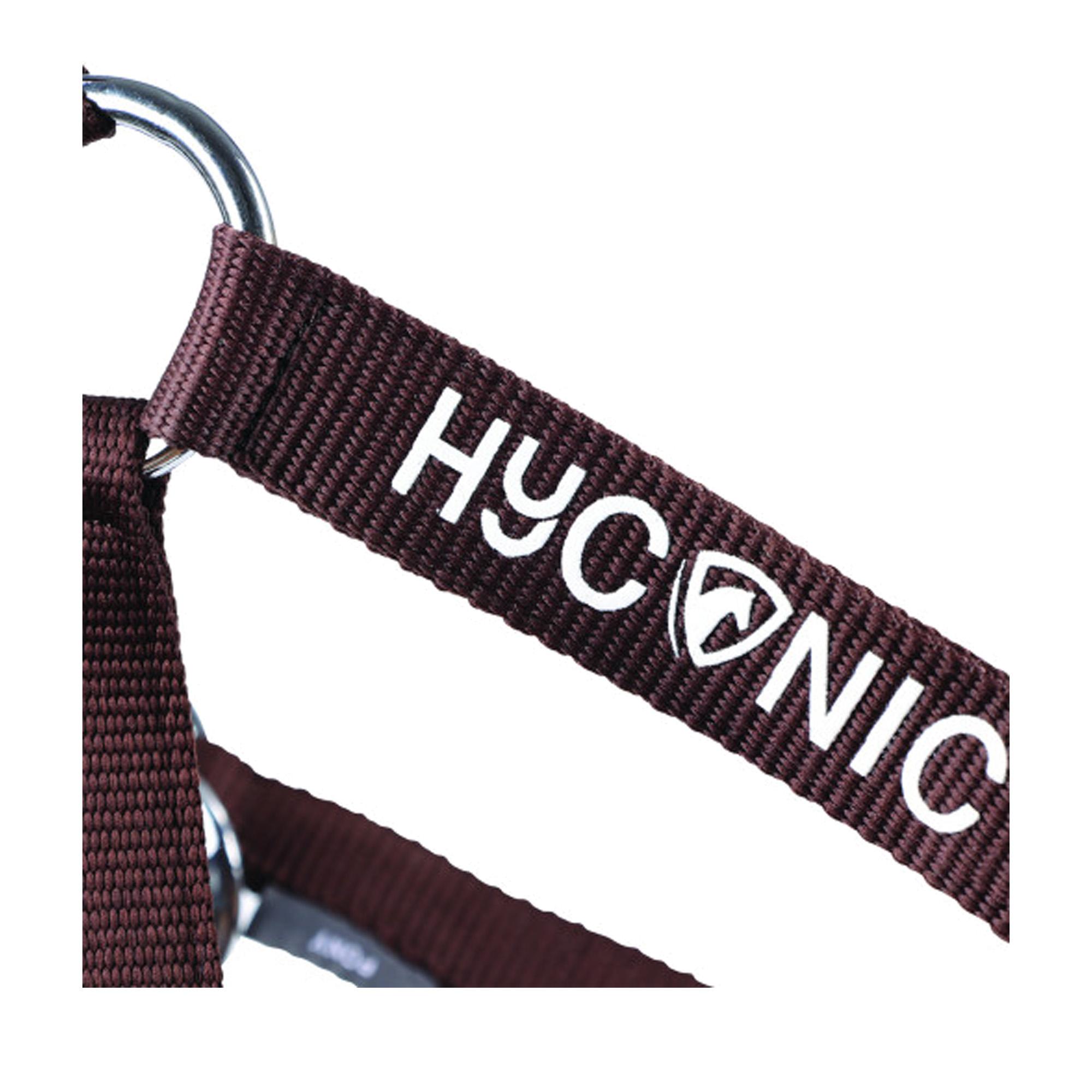 (ハイ) HYCONIC 馬用 フェイクファー ヘッドカラー リードロープ付き 乗馬 馬具 ホ...