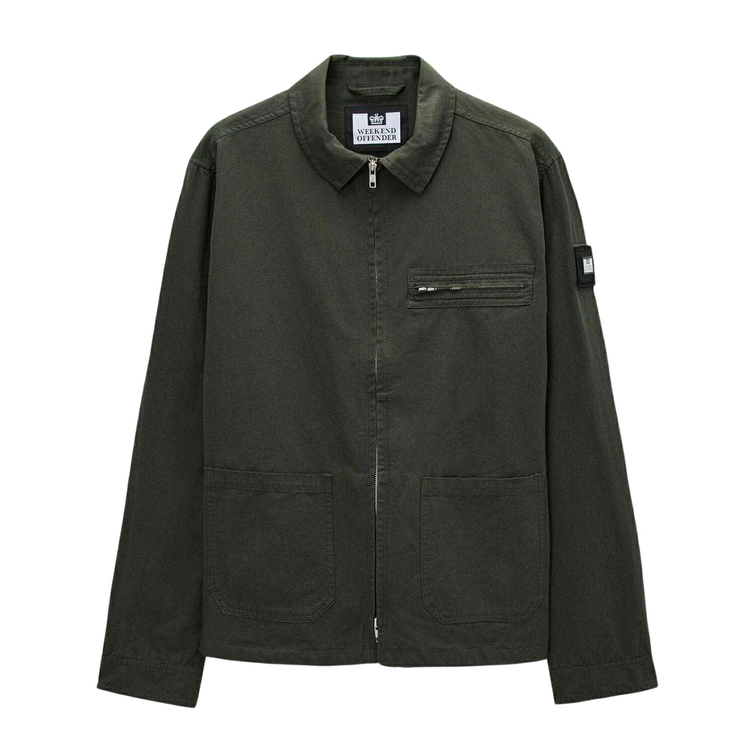 (ウィークエンドオフェンダー) Weekend Offender メンズ 長袖 オーバーシャツ シャツジャケットつ 