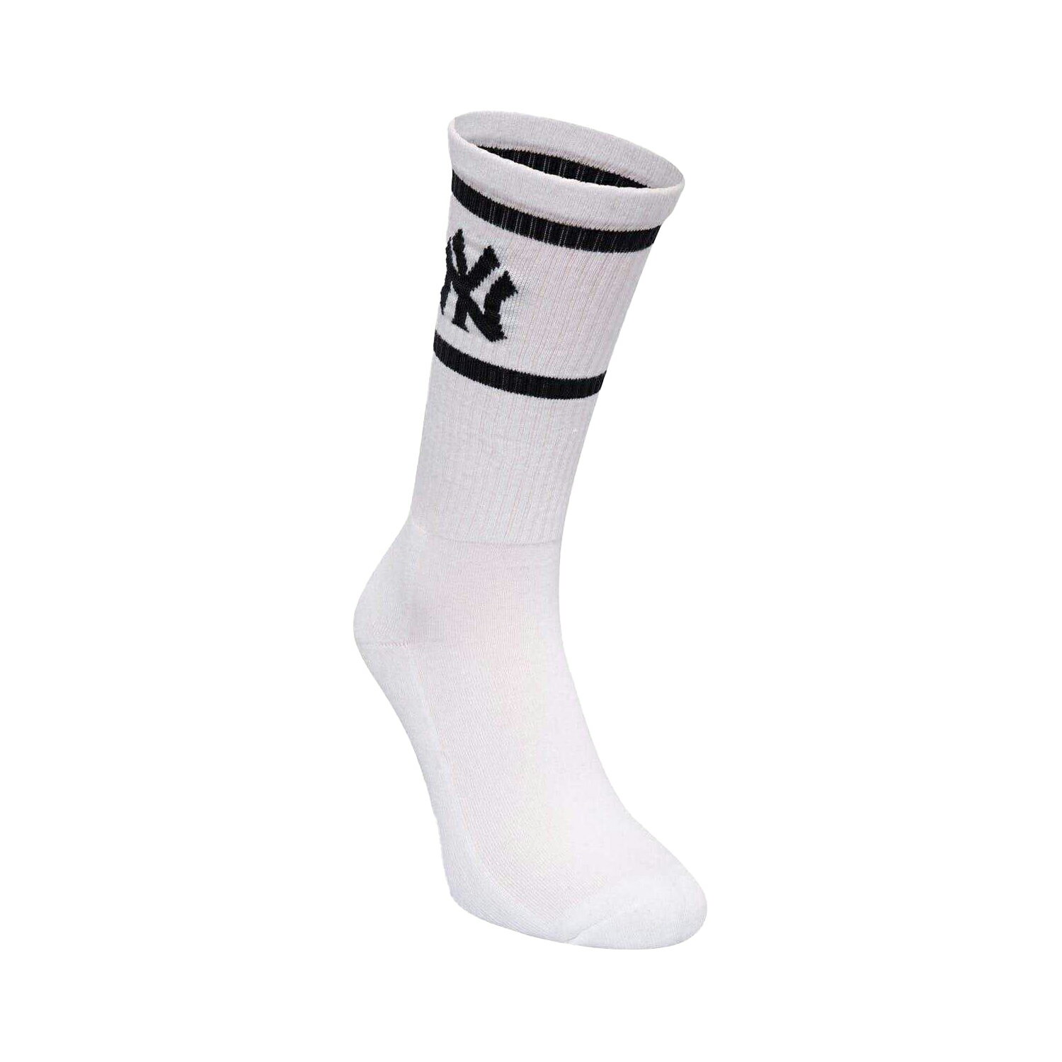 乐天商城 - (ニューヨーク・ヤンキース) New York Yankees オフィシャル商品 ユニセックス リブ地 靴下 クルーソックス ソックス (1足組) 【海外通販】