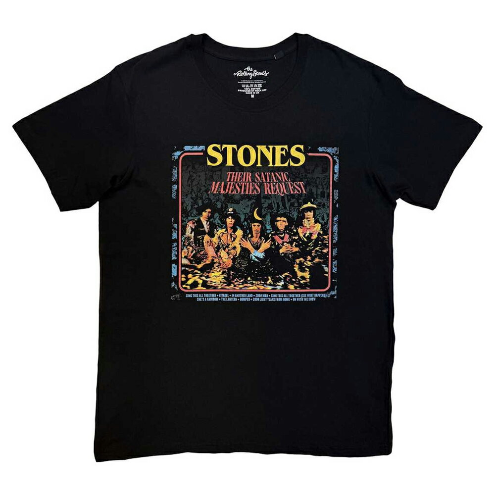 乐天商城 - (ローリング・ストーンズ) The Rolling Stones オフィシャル商品 ユニセックス The Satanic Majesties Request Tシャツ 半袖 トップス 【海外通販】
