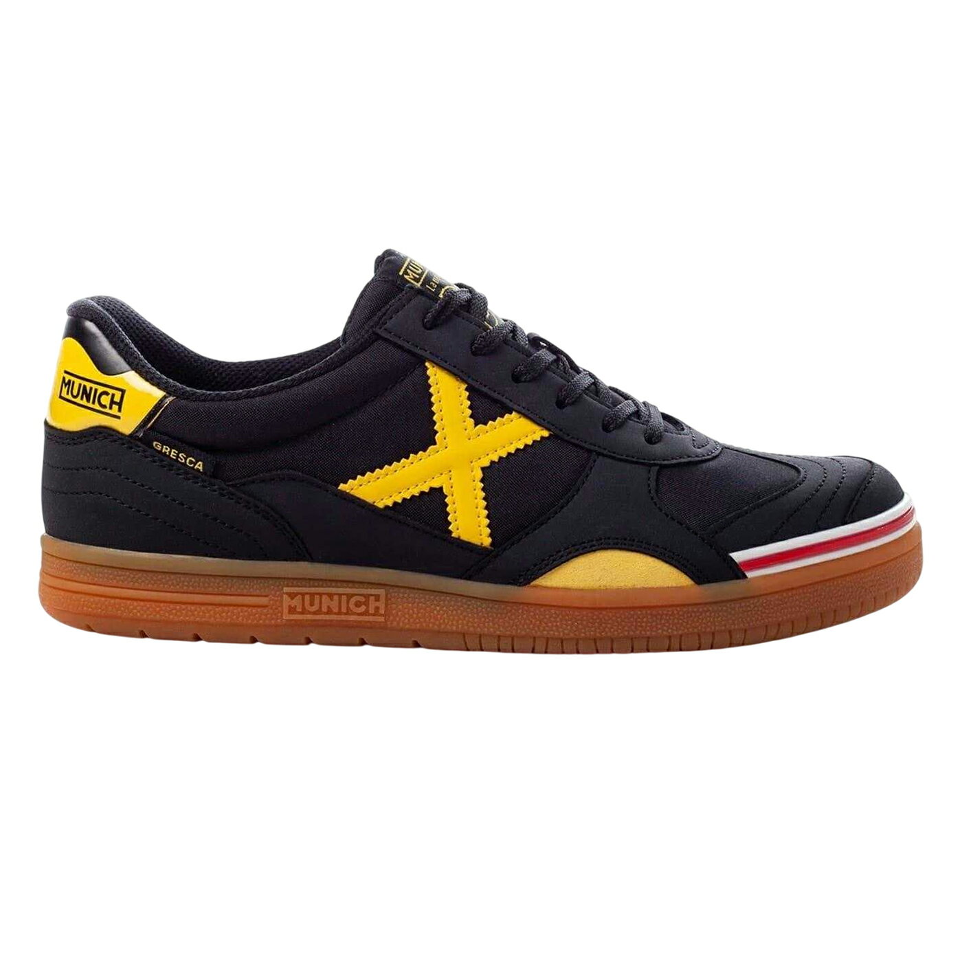 (Munich) Munich Men's Gresca Signature Reinforced Toe Soccer Shoes, Men's Shoes, Futsal, Indoor Sports Shoes [Overseas Shipping Available]