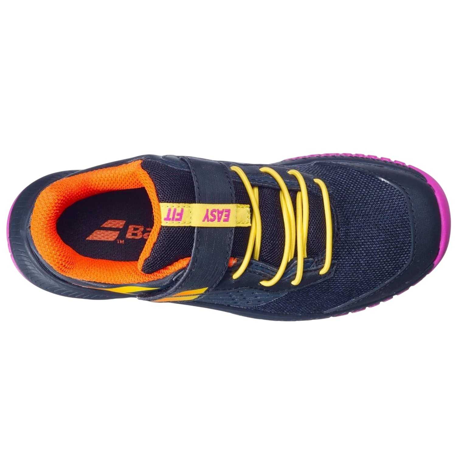 (バボラ) Babolat キッズ・子供 Lightning Bolt スニーカー レザー 面ファスナー テニスシューズ 子供靴 カジュアル シューズ 【海外通販】