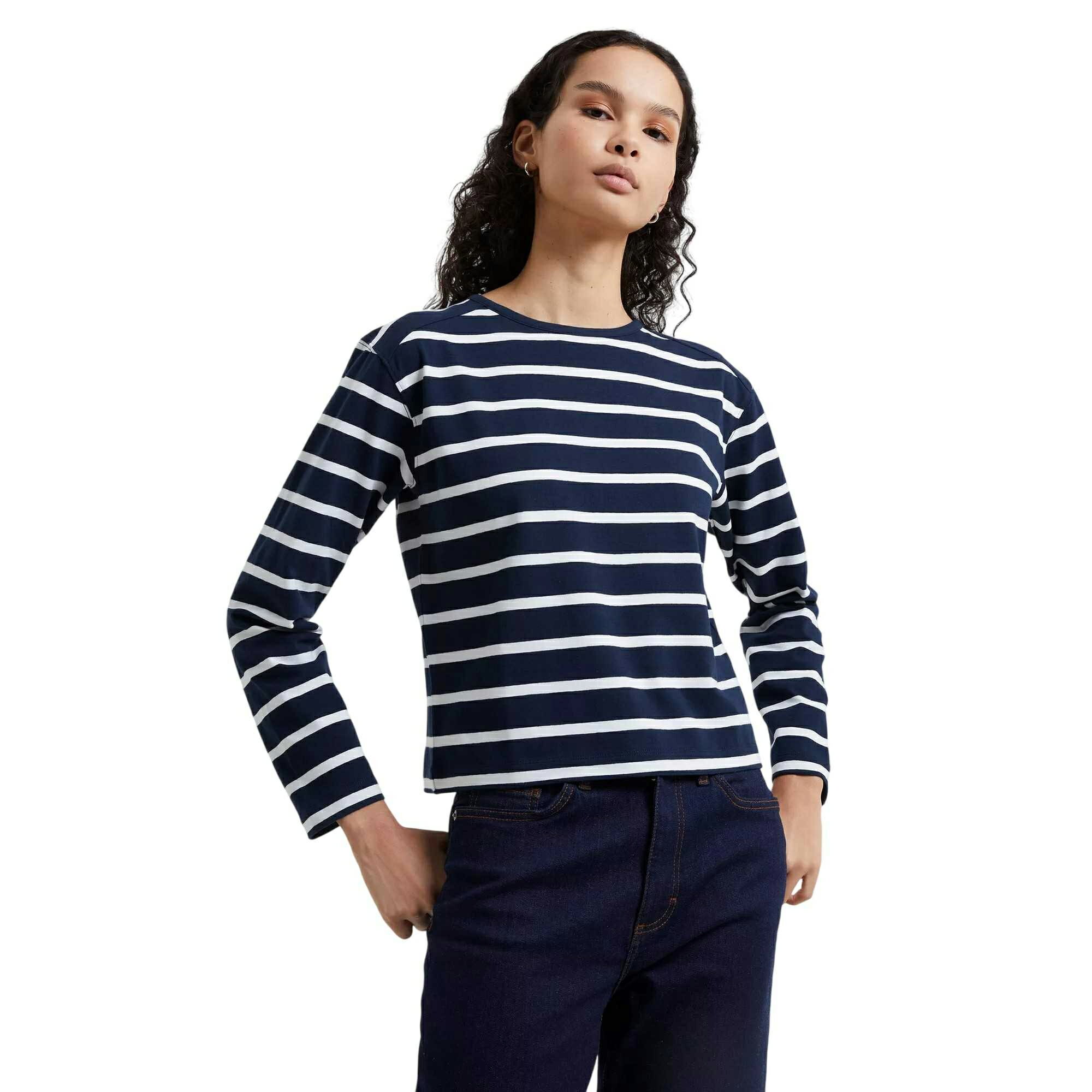 (フレンチ・コネクション) French Connection レディース Rallie ボーダー柄 長袖Tシャツ カットソー トップス 