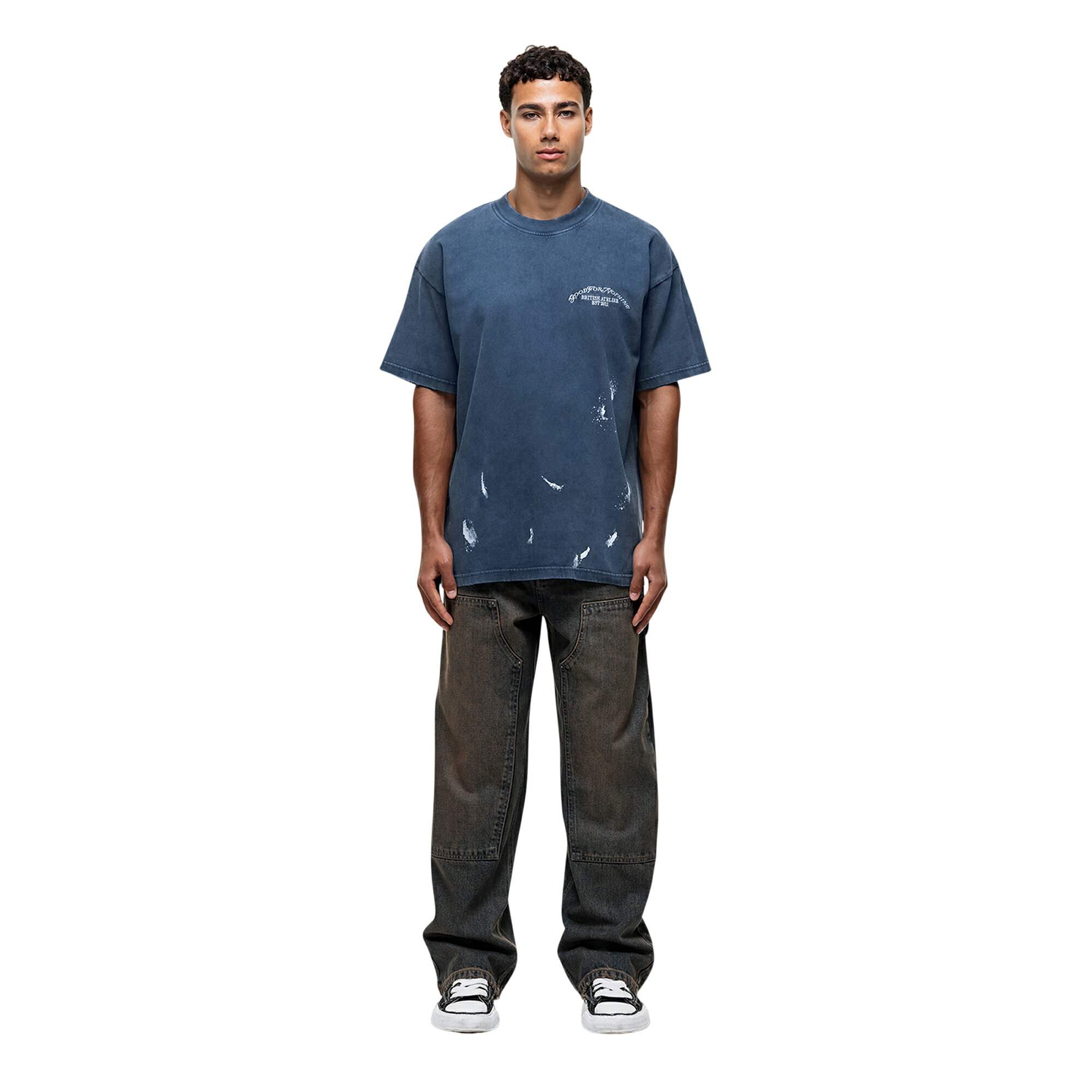 (グッドフォーナッシング) Good For Nothing メンズ Peached Abrade オーバーサイズ 半袖 Tシャツ トップス 【海外通販】