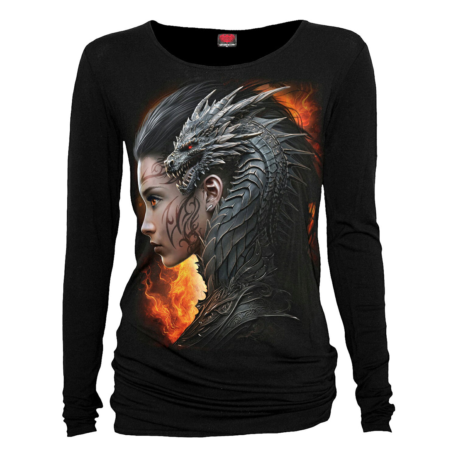 (スパイラル) Spiral オフィシャル商品 レディース Draco Queen Tシャツ 長袖 トップス 【海外通販】