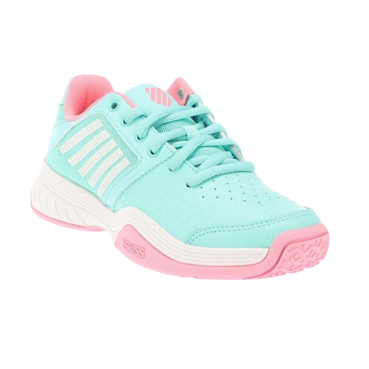 (ケースイス) K-Swiss キッズ・子供 Court Express Omni スニーカー ストライプ テニスシューズ 子供靴 カジュアル シューズ 【海外通販】