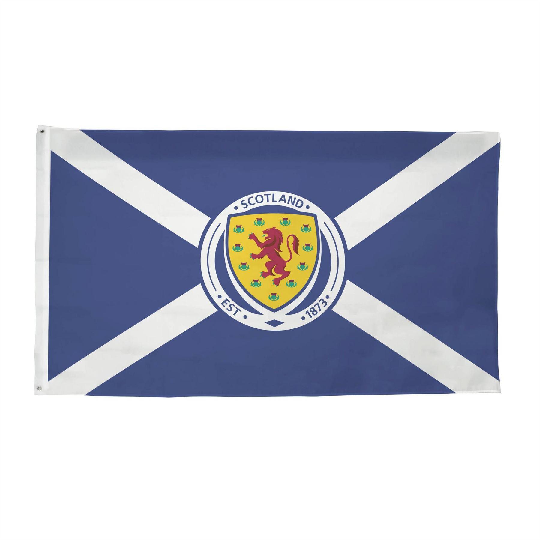 (スコットランド) Scotland オフィシャル商品 クレスト フラッグ サッカー 旗 【海外通販】