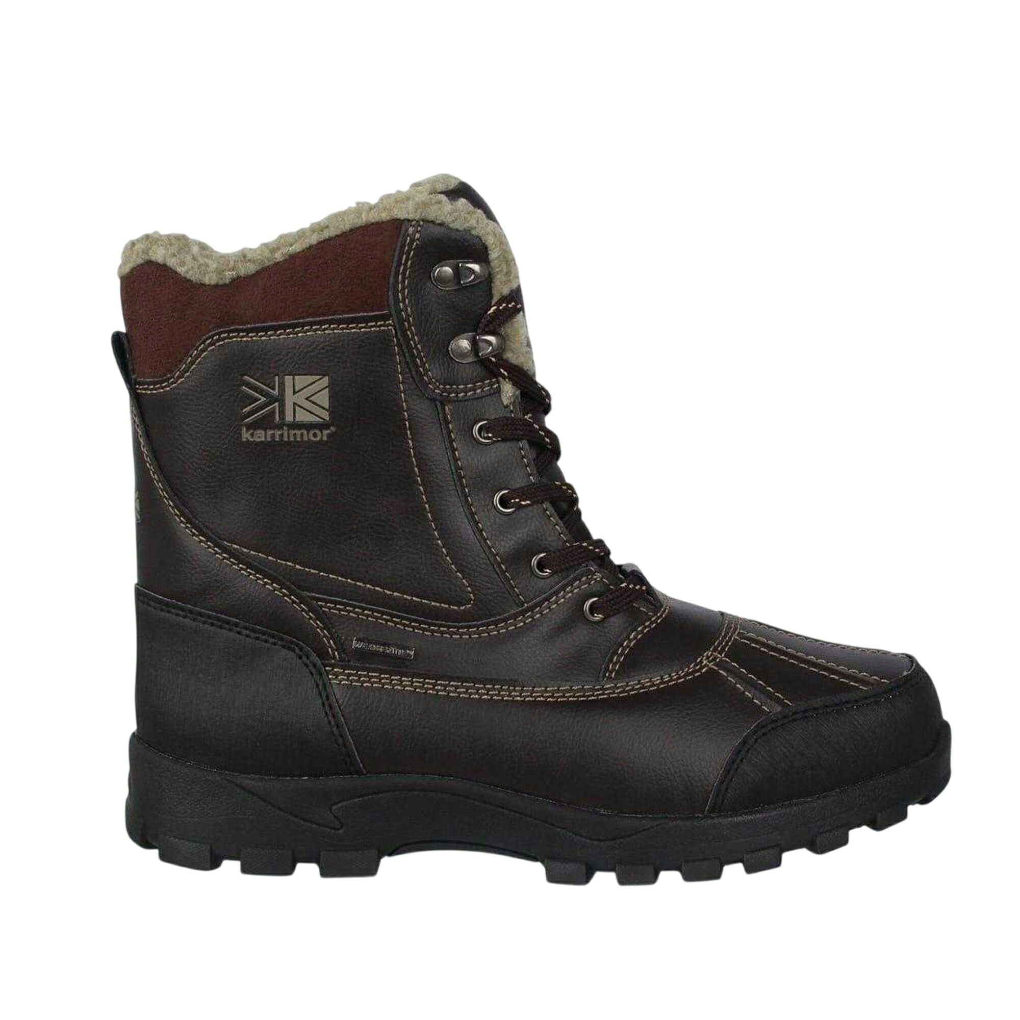 (カリマー) Karrimor メンズ ロゴ スノーブーツ ミッドカーフ 紳士靴 雪靴 長靴 レ...