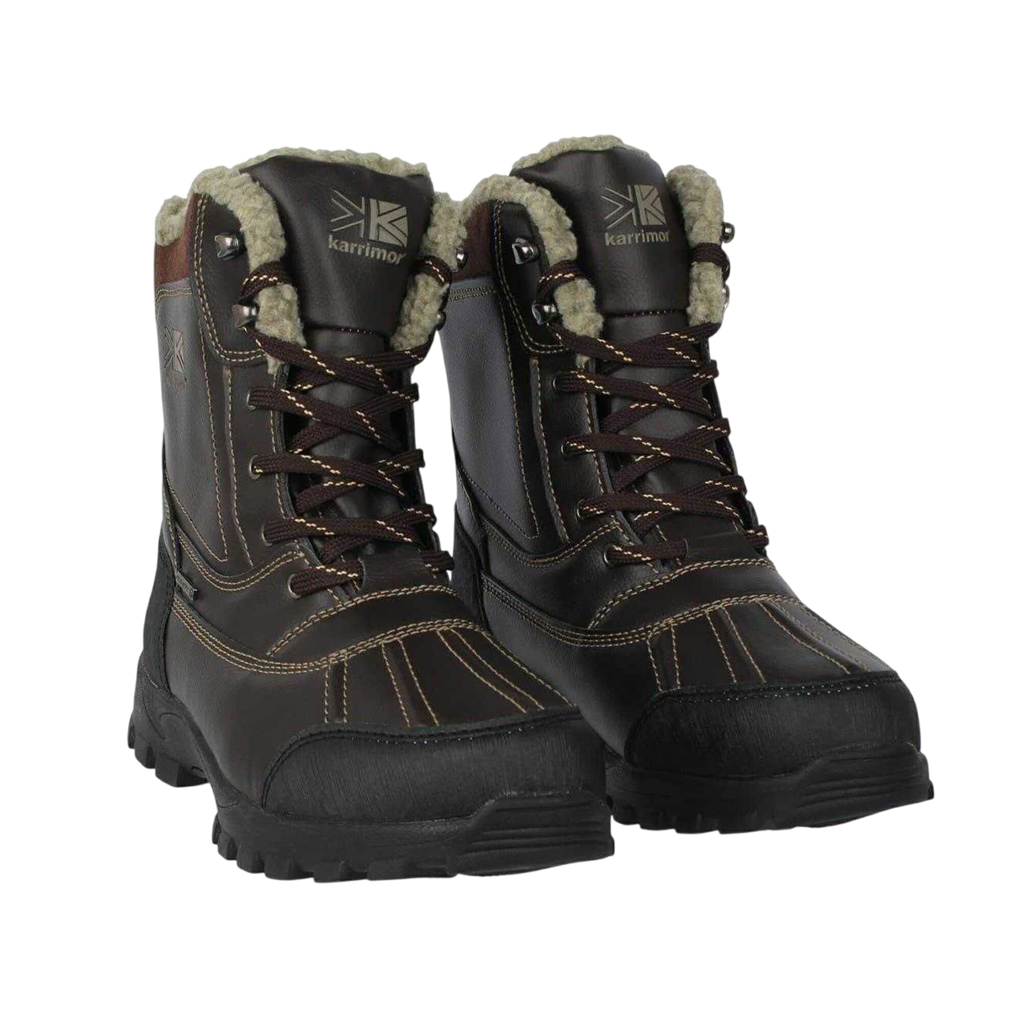 (カリマー) Karrimor メンズ ロゴ スノーブーツ ミッドカーフ 紳士靴 雪靴 長靴 レ...