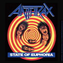 (アンスラックス) Anthrax オフィシャル商品 State Of Euphoria コースター コルク コップ敷 (1枚組) 【海外通販】