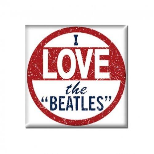 (ビートルズ) The Beatles オフィシャル商品 I Love フリッジマグネット 冷蔵庫 磁石 【海外通販】