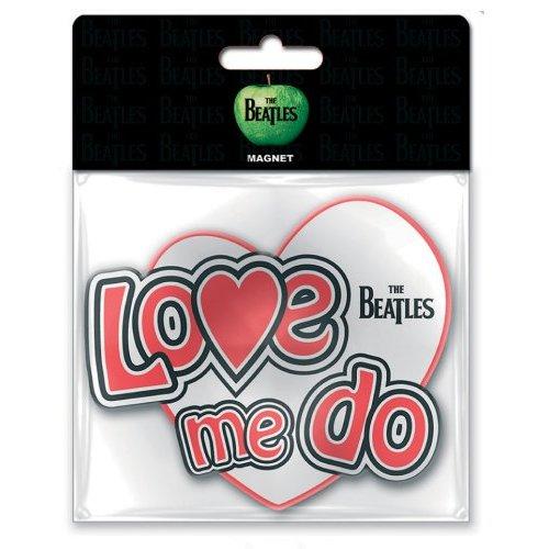 (ビートルズ) The Beatles オフィシャル商品 Love Me Do フリッジマグネット 冷蔵庫 ラバー 磁石 【海外通販】