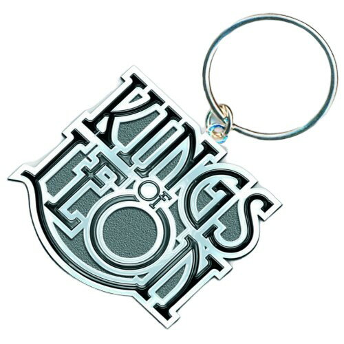 (キングス・オブ・レオン) Kings Of Leon オフィシャル商品 スクロール キーリング エナメル キーホルダー 【海外通販】