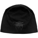 (ダークスローン) Darkthrone オフィシャル商品 ユニセックス ロゴ ビーニー ニット帽 【海外通販】