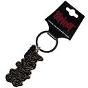 (スリップノット) Slipknot オフィシャル商品 Bordered ロゴ キーリング キーホルダー 【海外通販】