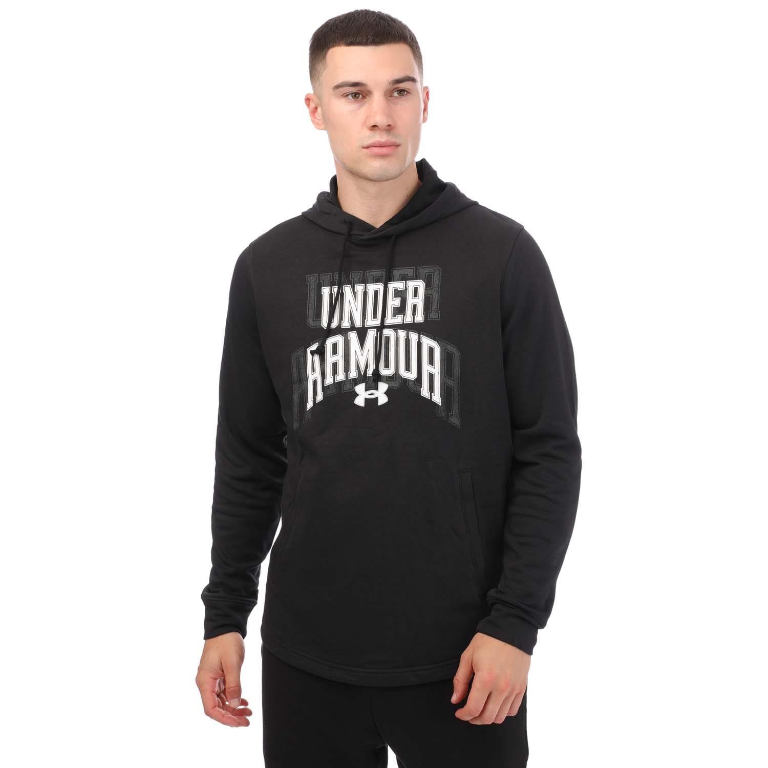 (アンダーアーマー) Under Armour メンズ Rival グラフィック フレンチテリー スウェットパーカー フーディー プルオーバー 【海外通販】