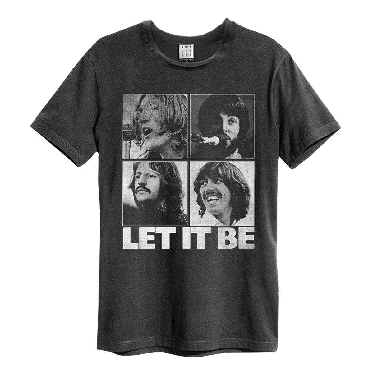 (アンプリファイド) Amplified オフィシャル商品 ユニセックス ビートルズ Tシャツ Let It Be 半袖 カットソー トップス 【海外通販】