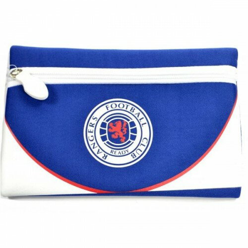 レンジャーズ フットボールクラブ Rangers FC オフィシャル商品 クレスト ペンケース 筆入れ ペンシルケース 【海外通販】