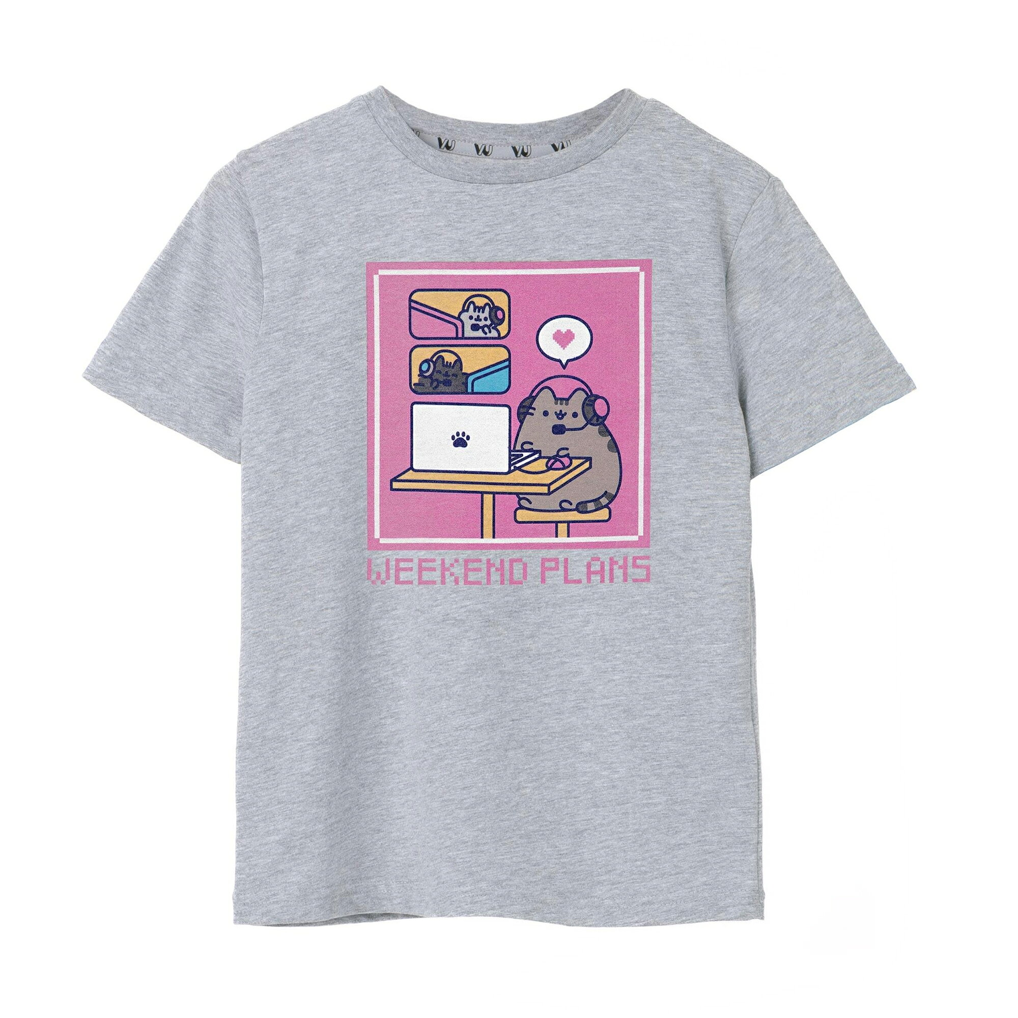 (�ͤ��Υץ�����) Pusheen ���ե�����뾦�� ���å����Ҷ� �����륺 T����� Weekend Plans Ⱦµ �ȥåץ� �ڳ������Ρ�