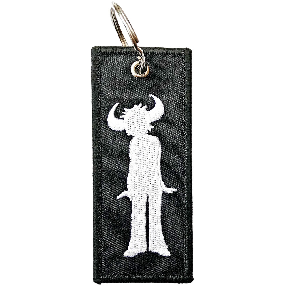(ジャミロクワイ) Jamiroquai オフィシャル商品 アイコン ダブルサイド パッチ キーリング ロゴ キーホルダー 【海外通販】