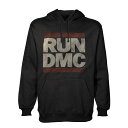 (ラン・ディーエムシー) Run DMC オフィシャル商品 ユニセックス ロゴ パーカー フード付き トレーナー 【海外通販】