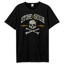 (アンプリファイド) Amplified オフィシャル商品 ユニセックス ストーン・サワー Tシャツ Skull 半袖 カットソー トップス 【海外通販】